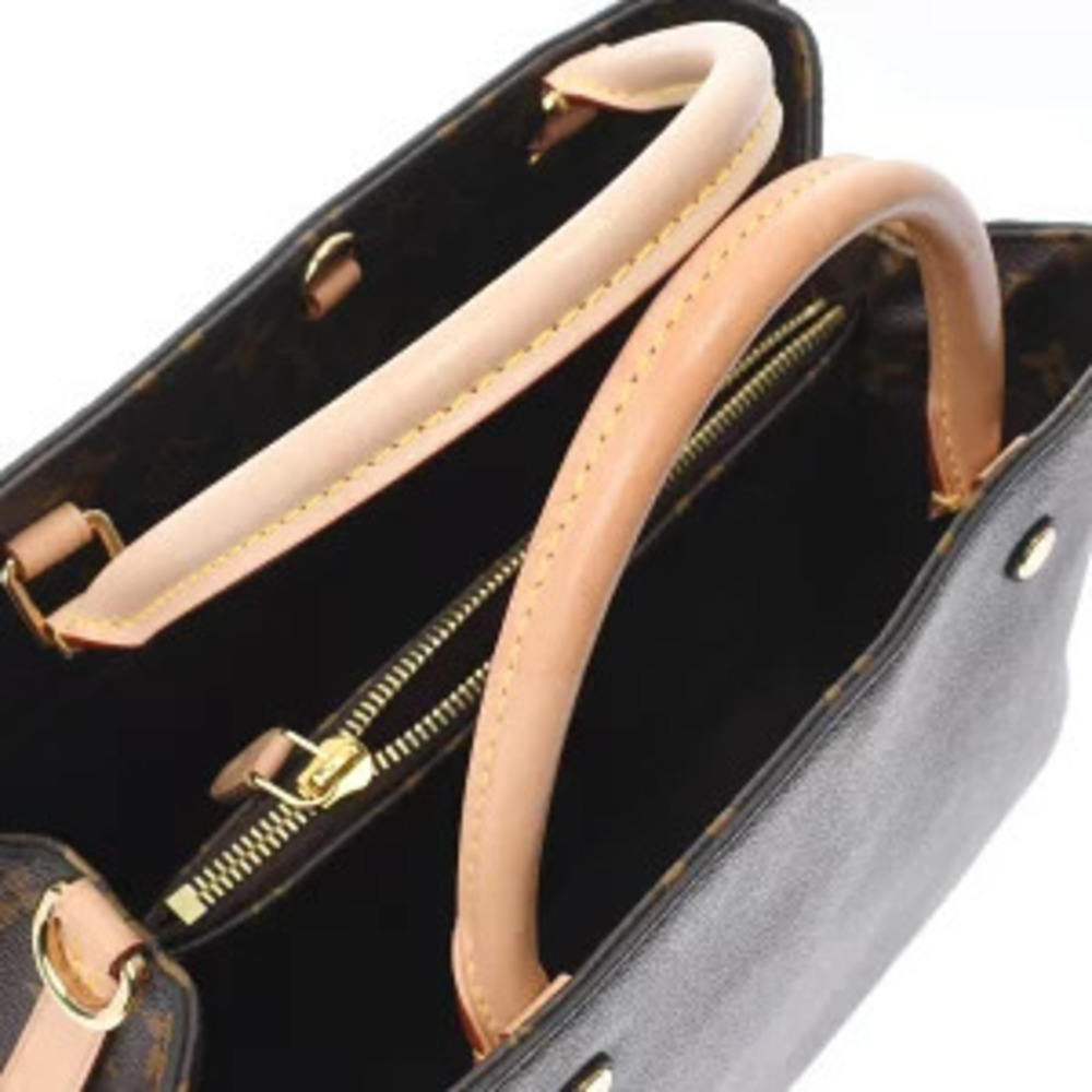 Louis Vuitton Monogram Montaigne Brown Canvas Handbag - Picture 4 of 9